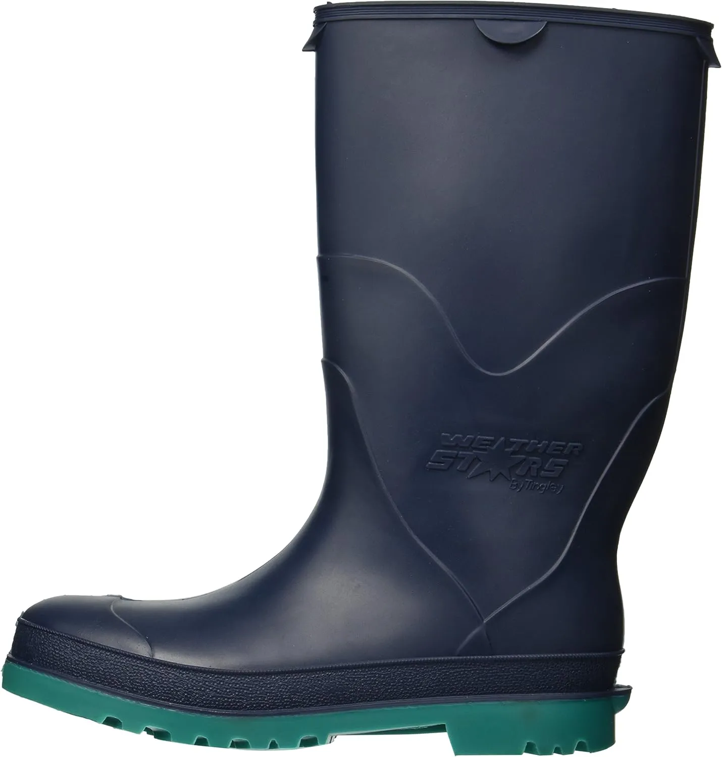 11768 Youth Rain Boot, Size 08, Blue/Teal