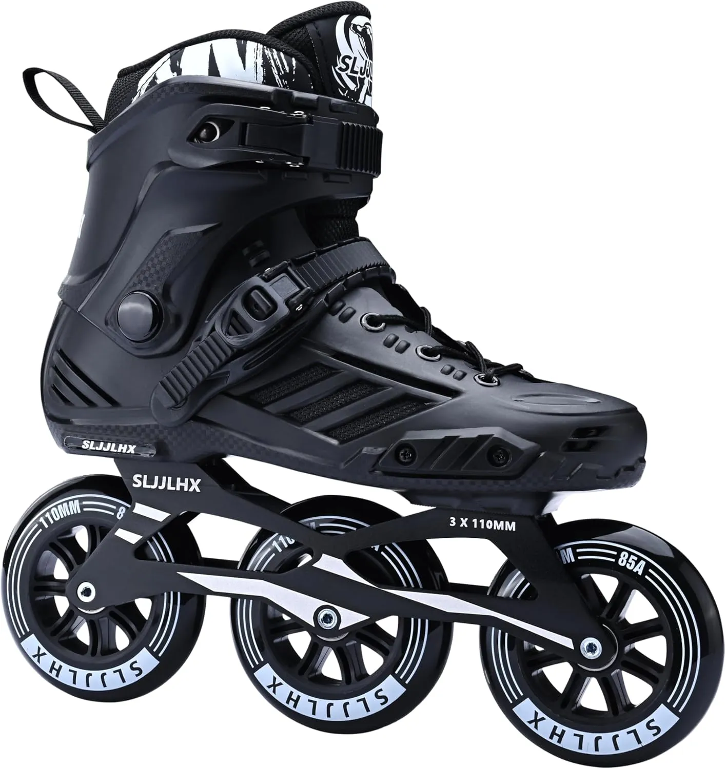 3 Wheels Inline Skates for Men Women, Professional Roller Skates for Male Female,High Performance Adult Speed Skates with 110MM Wheels