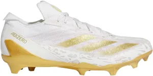 adidas Mens Adizero Electric Football Sneakers Shoes - Gold, White - Size 11.5 M