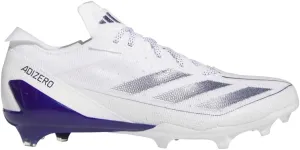 adidas Mens Adizero Electric Football Sneakers Shoes - Purple, White - Size 12 M
