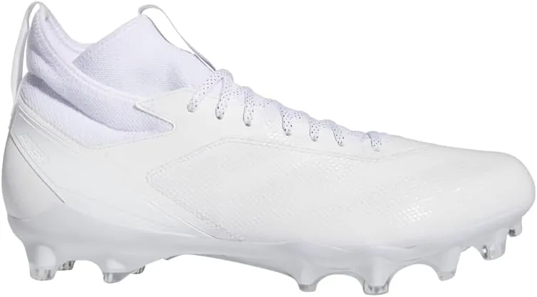 adidas Mens Adizero Impact Football Sneakers Shoes - White - Size 14 M