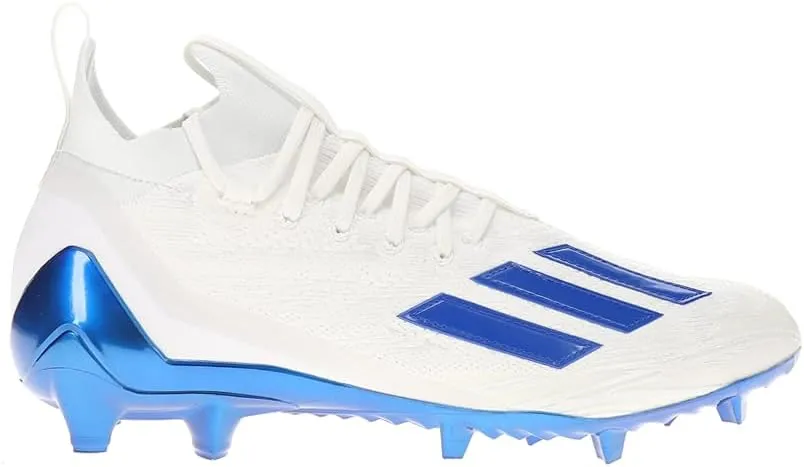 adidas Mens Adizero Primeknit Football Sneakers Shoes - White - Size 10 M