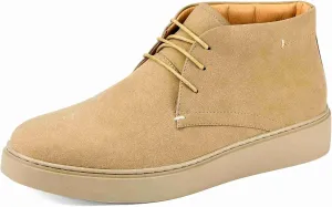 Amali Casual Chukka Boots for Men, High-Top, Lace Up Suede Men's Shoes, Desert Boots with Crepe Rubber Sole