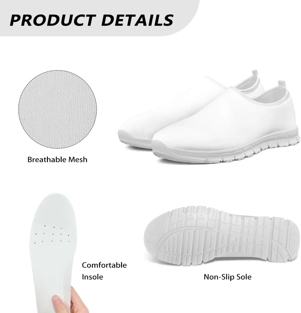 Animals Sneaker for Women Slip On Low Top Casual Lightweight Loafers Flat Soft Walking Sneaker for Women US 5.5-11.5
