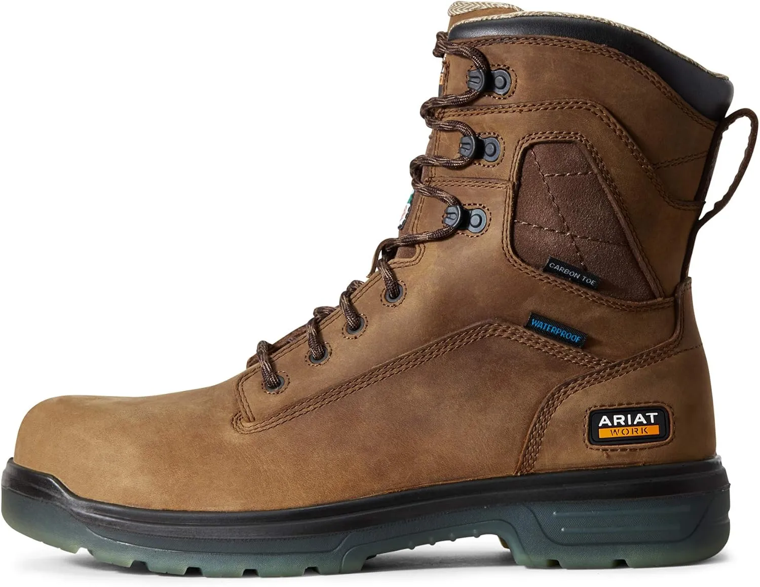 Ariat Men's Turbo 8" Csa Waterproof Carbon Toe Work Boot