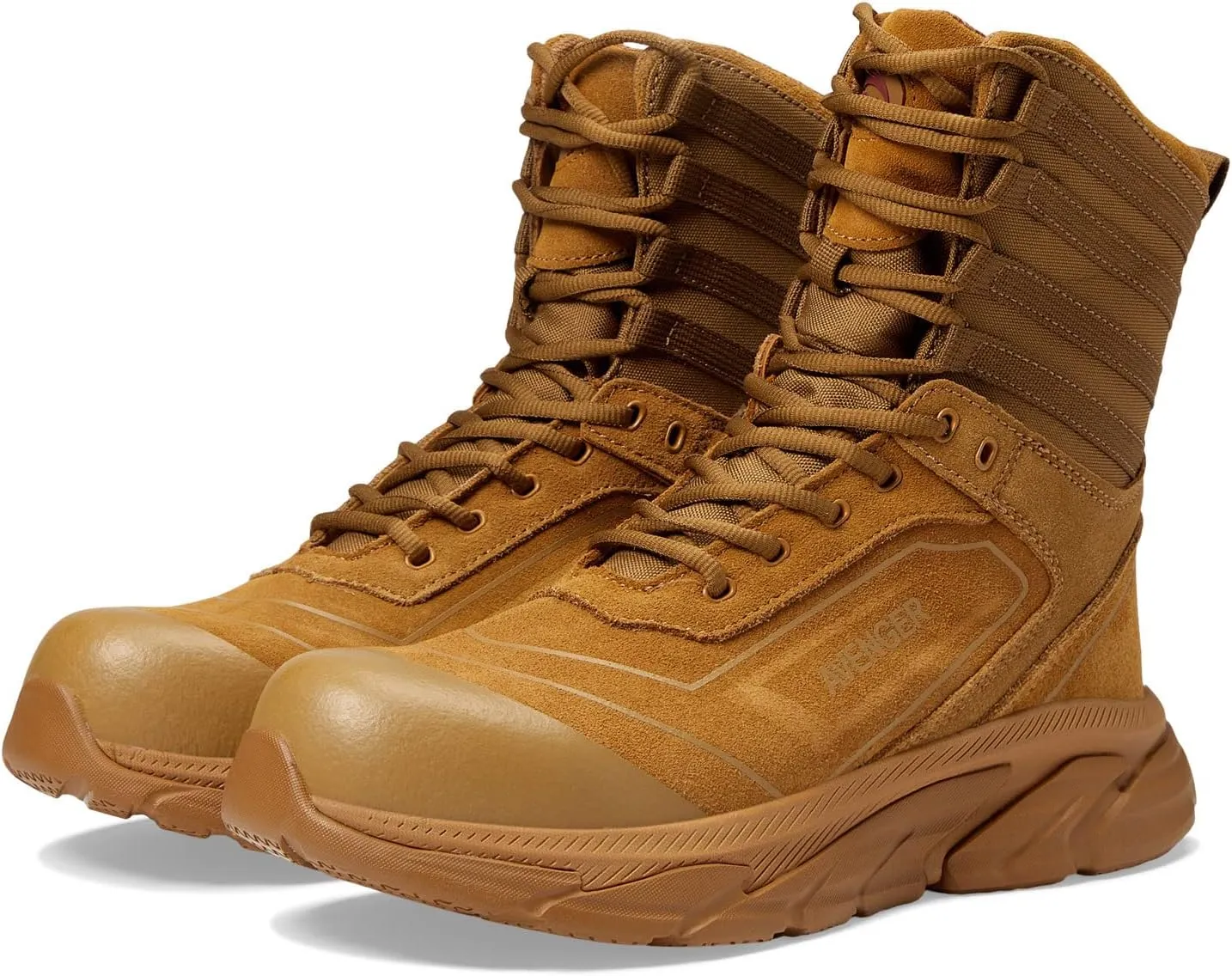 Avenger Work Boots K4 8" Boot - Boots for Men - Waterproof Full-Grain Leather Upper - Ankle Length