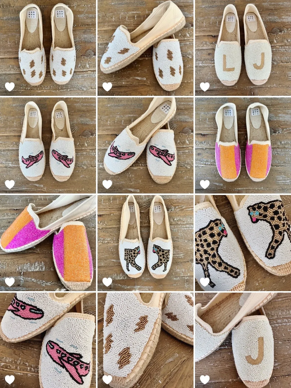 Beaded Lightning Bolt Espadrille