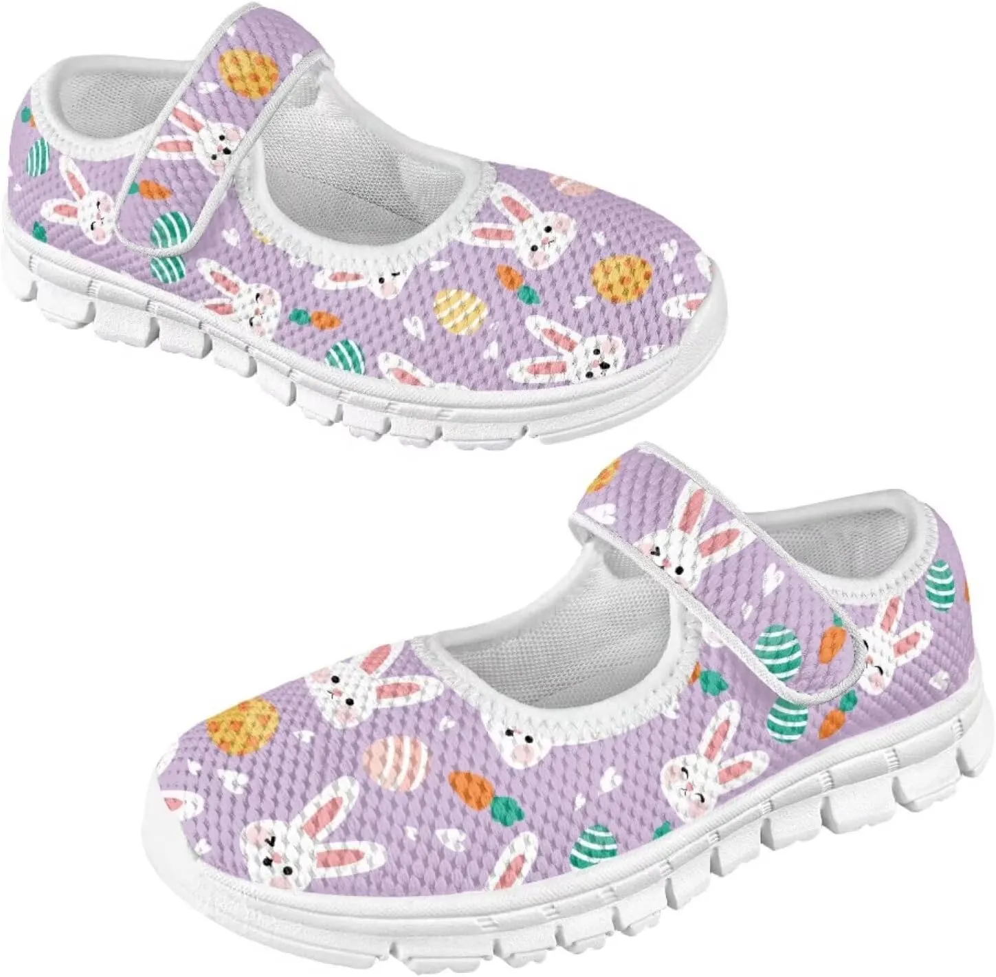 BIGCARJOB Girls Mary Janes Shoes for School Party Dance Sneakers Slip-on Mary Janes Shoes for Toddle Girls Cute Ballet Dress Shoes