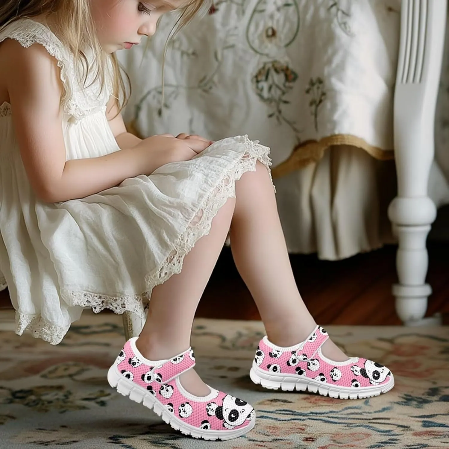 BIGCARJOB Uniform Shoes for Girls School Mary Janes Sneakers Party Dance Shoes Flats Mary Janes Shoes