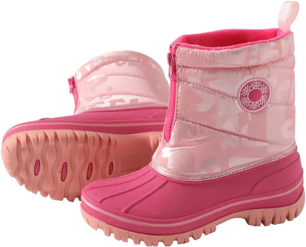 Boys Girls Snow Boots Kids Winter Boots Waterproof Outdoor Winter Shoes For Toddler/Little/Big Kid
