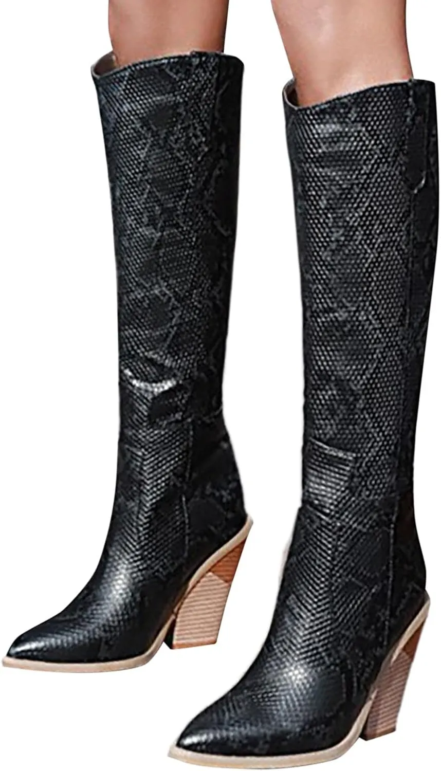 Cathalem Ankle Boots for Women Rhinestone Low Chunky Pointed Toe Boots with Full Bling Sparkly Crystals Booties for Wedding