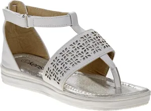Cecilia Sandal, White, 13 Medium US Little Kid