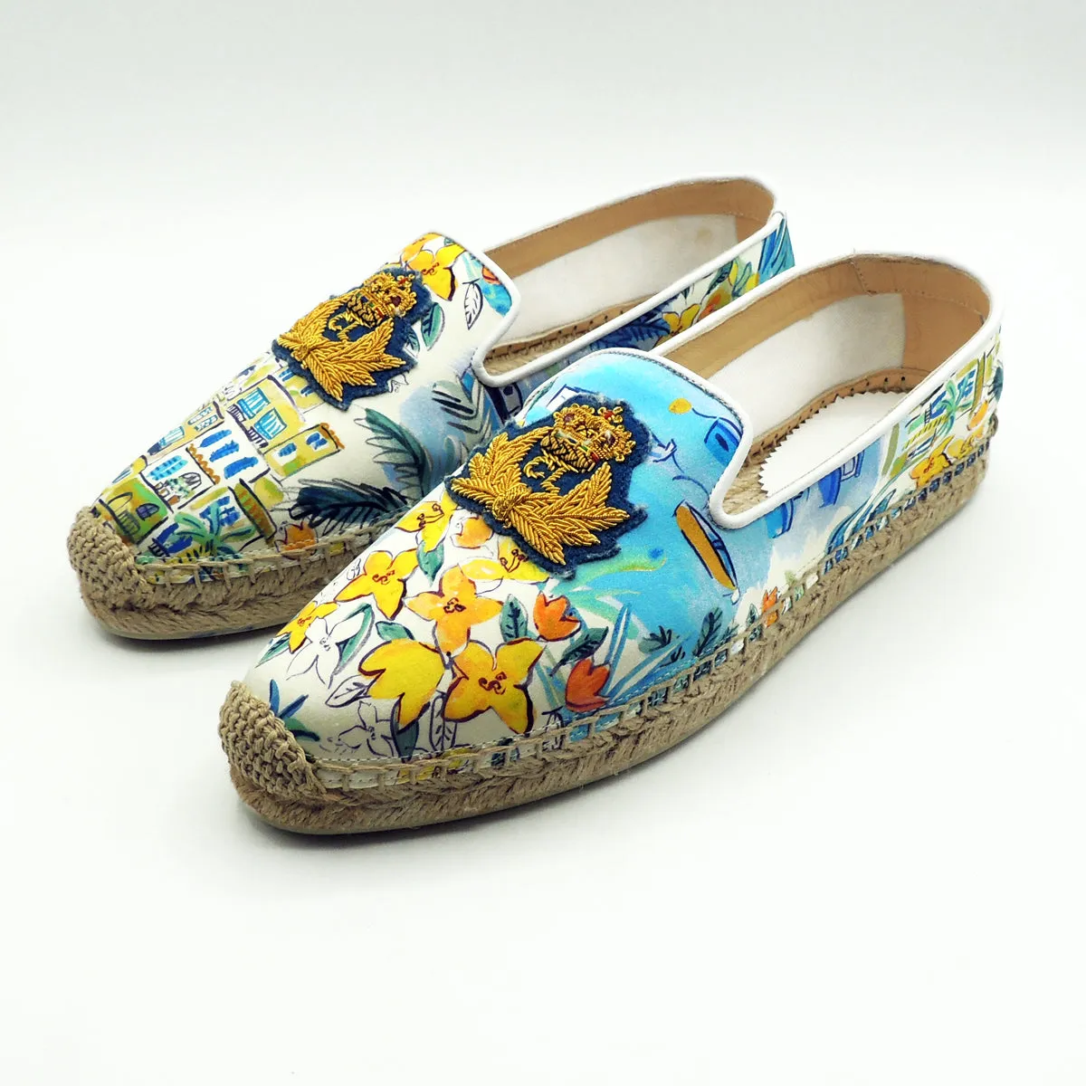 Christian Louboutin Nanou Orlato Woman Multi/Bianco espadrilles size EU 37