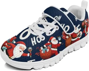 Christmas Sneakers Slip on Shoes for Kids Girls Boys Walking Running
