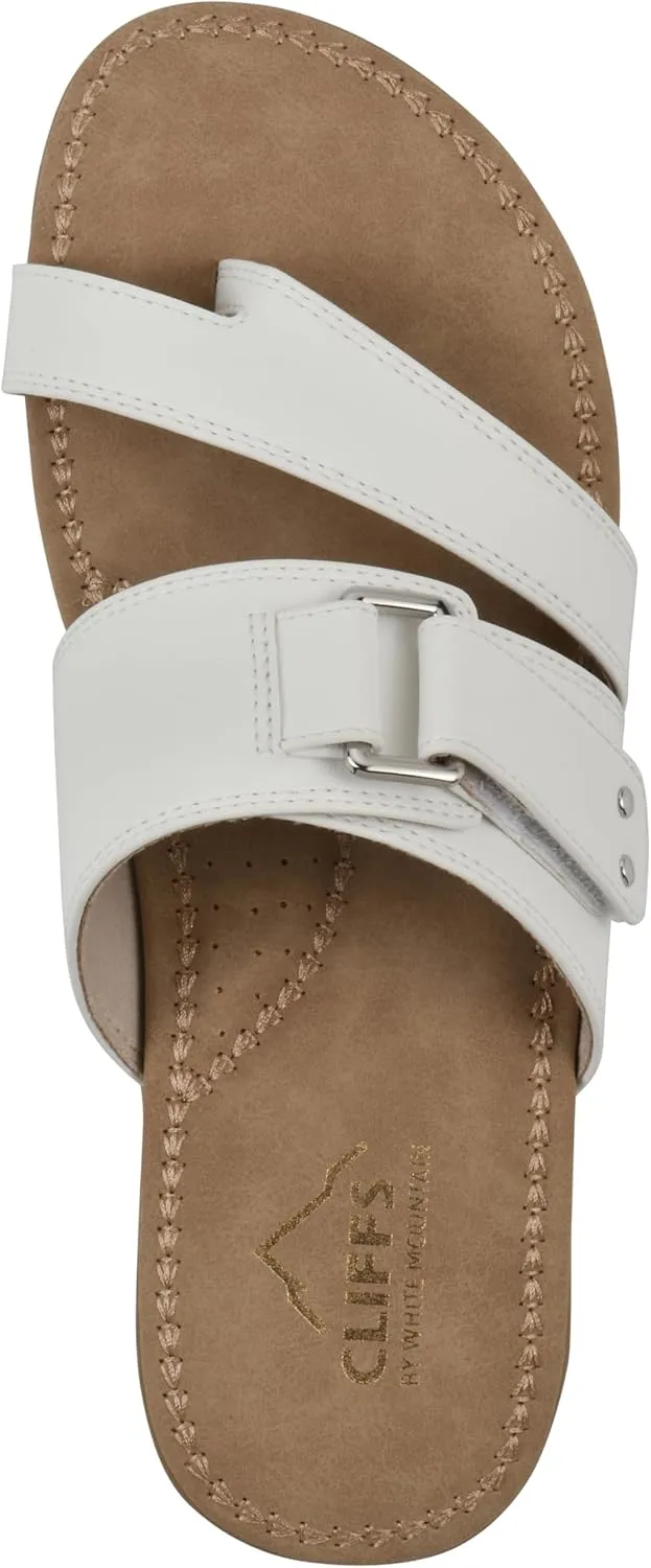 CLIFFS BY WHITE MOUNTAIN Women's Fancify Flat Sandal