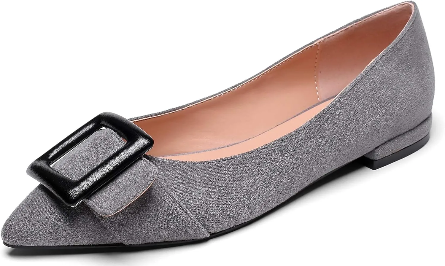 Eldof Women's Flats, Pointed Toe Flats Pumps, Buckle Flats Pumps, Walking Dress Office Classic Comfortable Flats