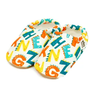 Ella Bonna Baby Moccasins, Slippers, Alfabet