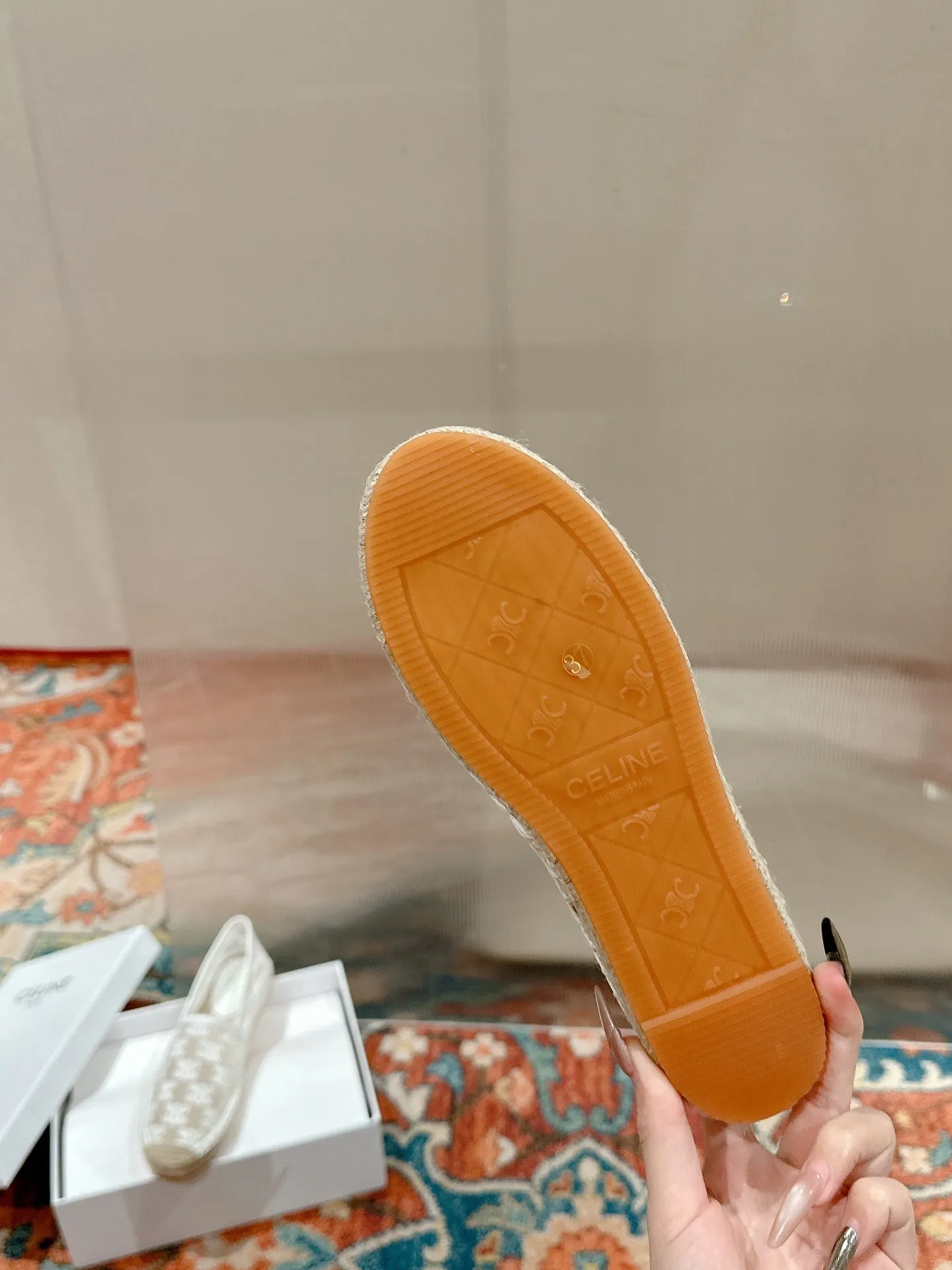 ESPADRILLES IN WHITE MESH