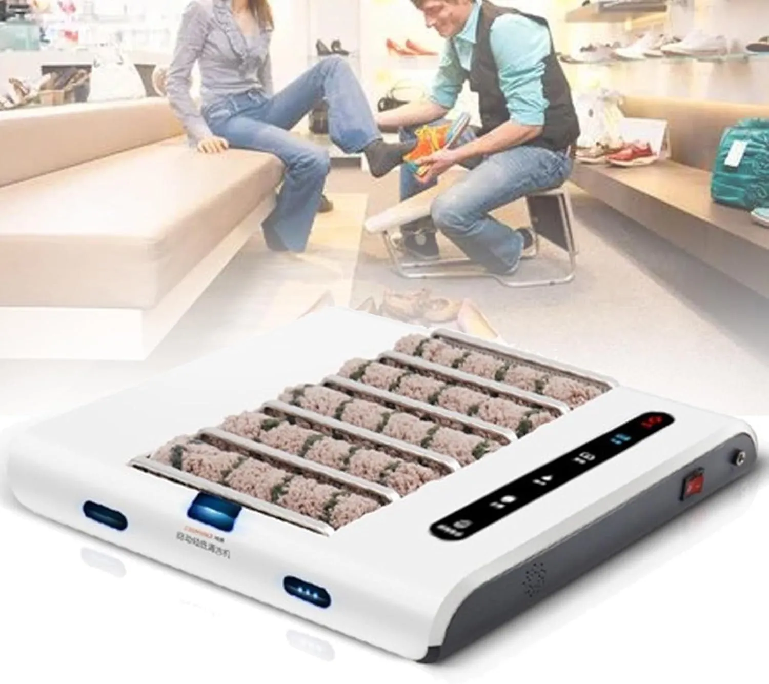 Fully Automatic Sole Cleaning Machine, Intelligent Induction Shoe Cleaner, Built-in 10000MAH Battery, Speed 260RPM, 1000Pa Powerful Suction, for Home, Office