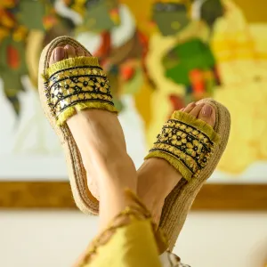 Gajra Black Espadrilles