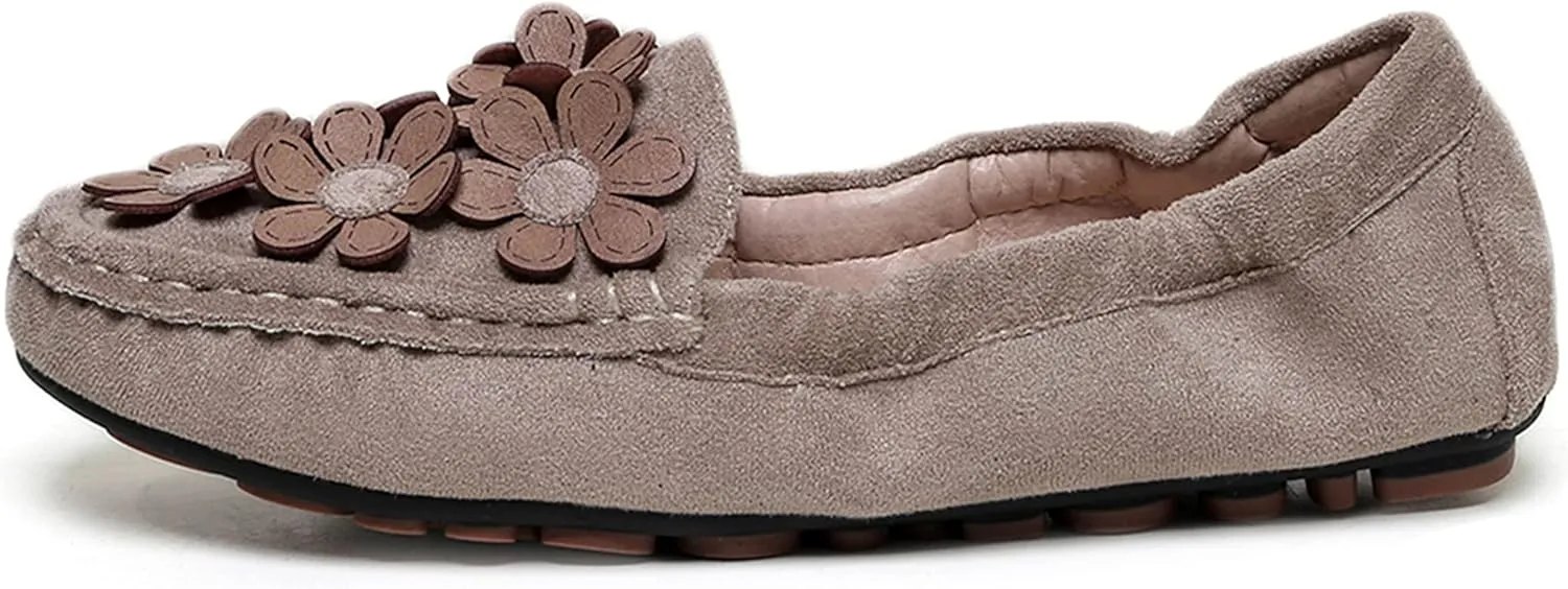 Hee grand Women's Slip On Loafers Soft Foldable Round Toe Ballet Flats
