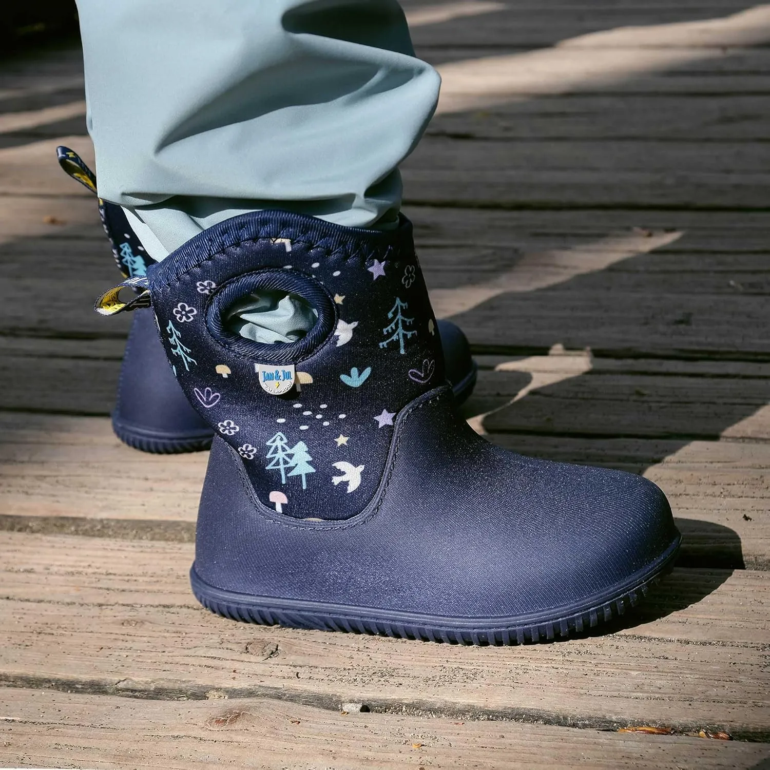 JAN & JUL Waterproof Insulated Winter Boots for Toddlers and Kids