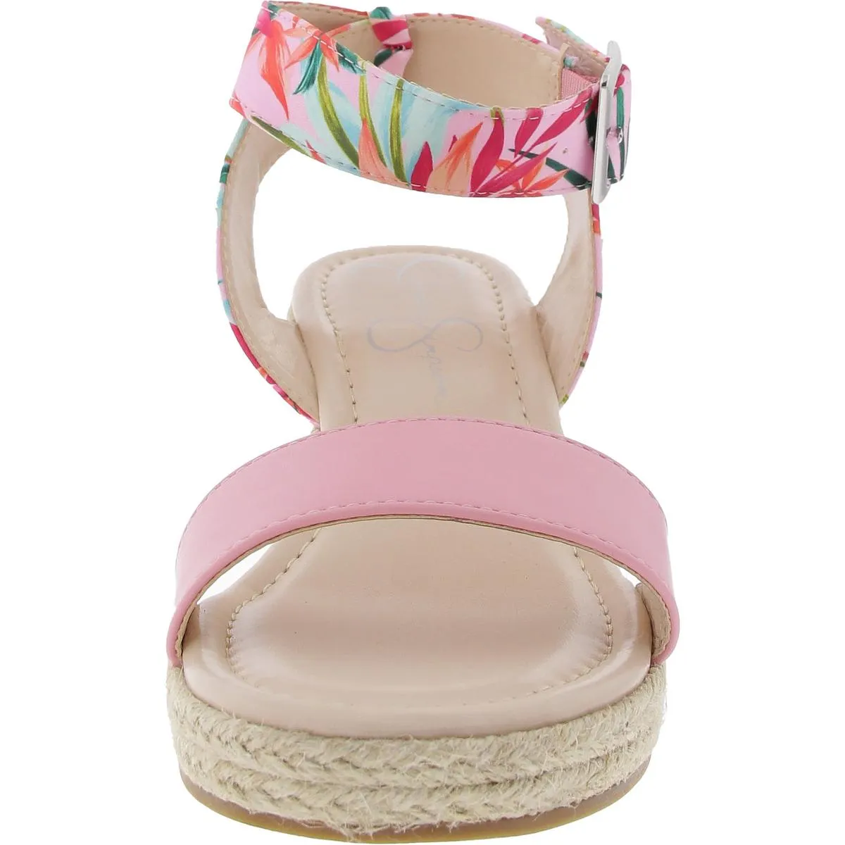 Jessica Simpson Womens Ankle Strap Wedge Heel Espadrilles