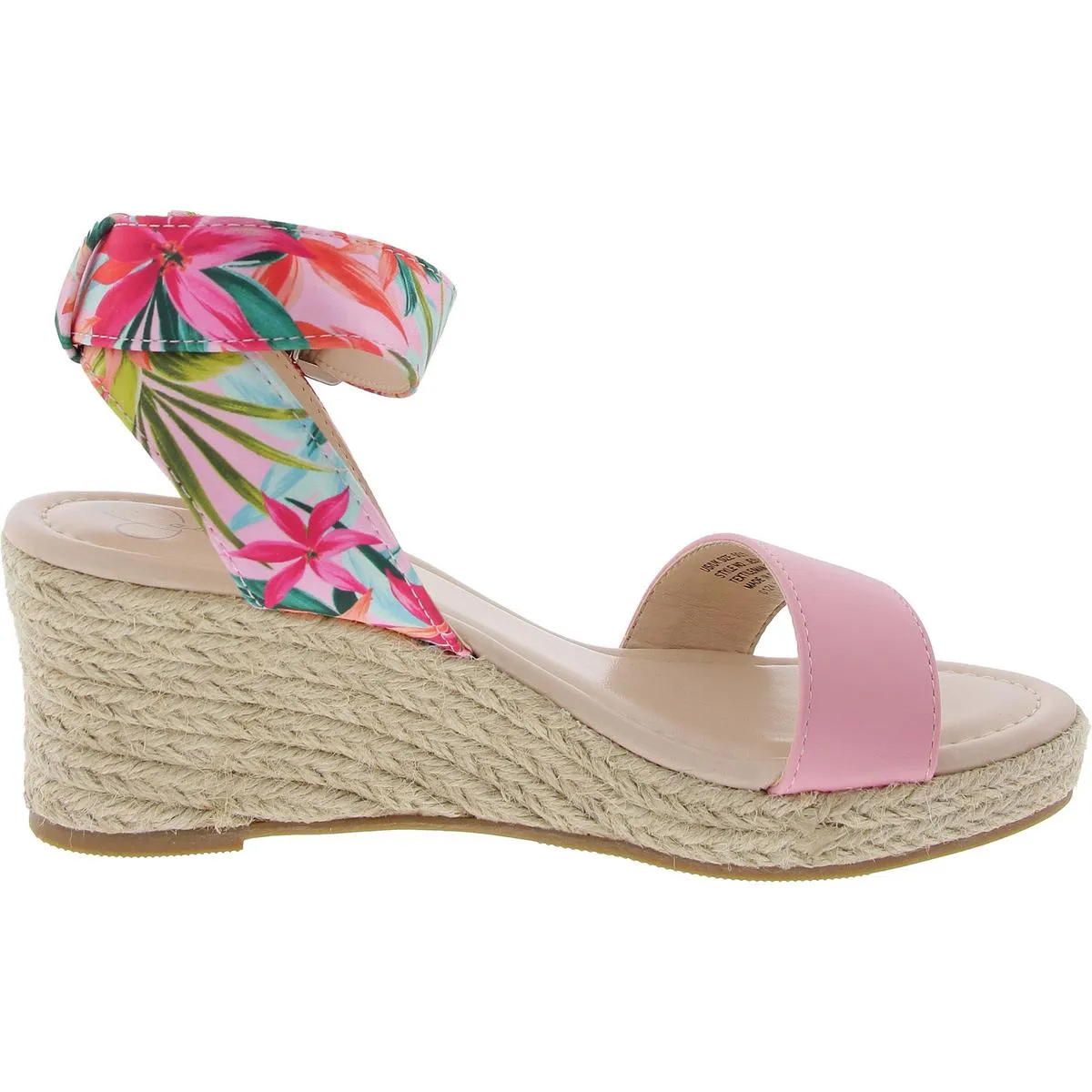 Jessica Simpson Womens Ankle Strap Wedge Heel Espadrilles