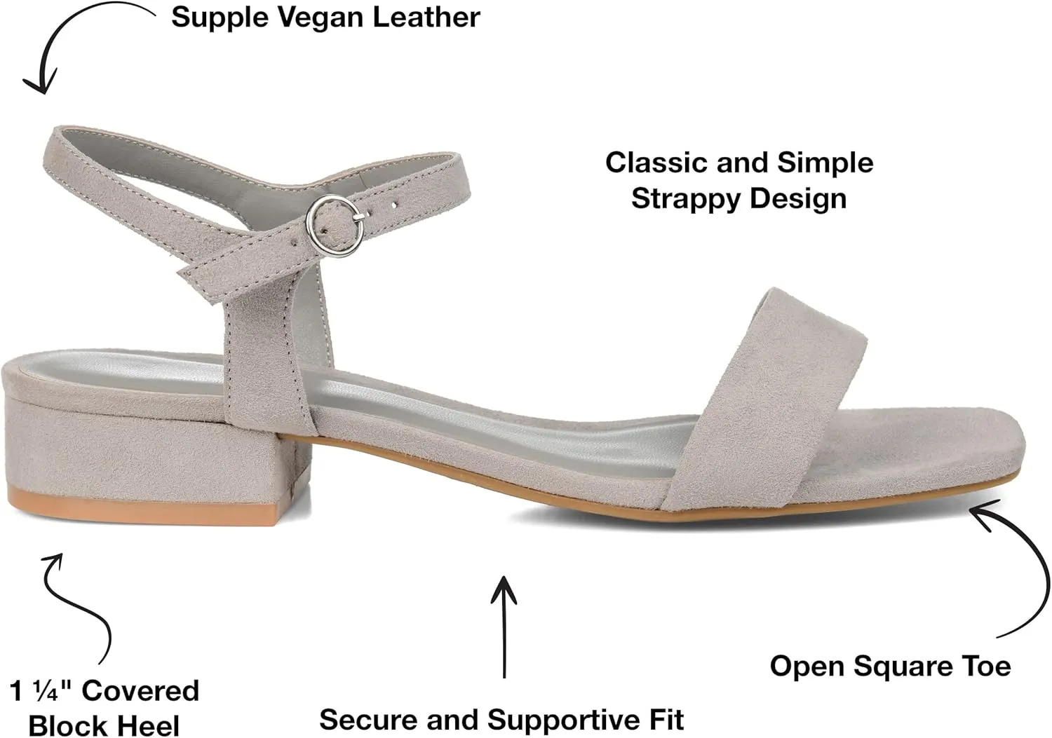 Journee Women's Beyla Flat Sandals