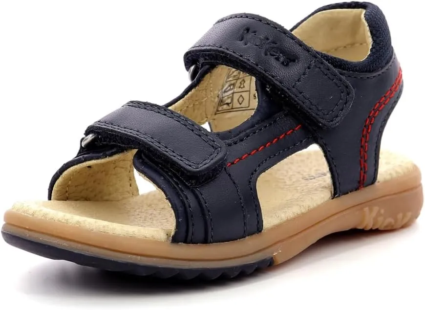 Kickers Girls Walking Boots, Black Noir Vernis Perm 83, 8 Toddler