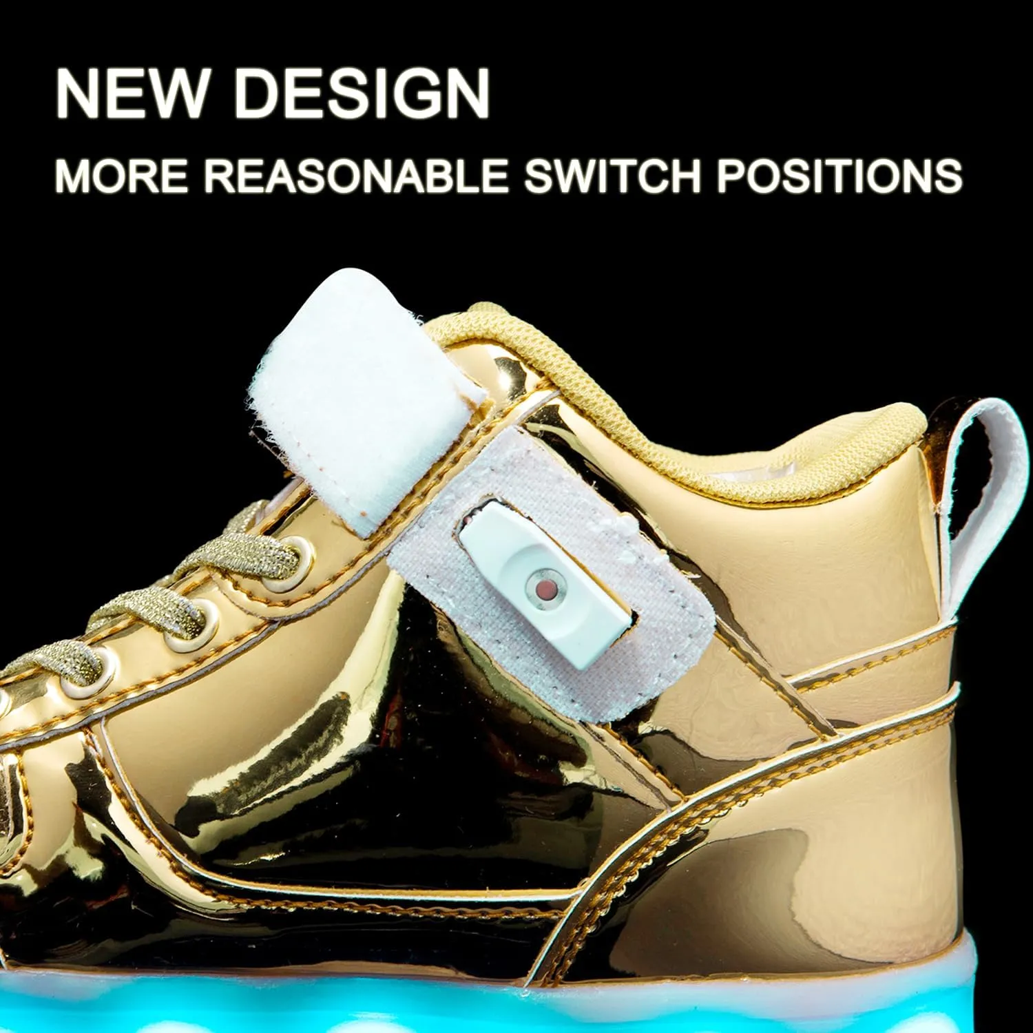 Kids Light up Shoes Led Shoes for Boys Girls USB Charging Flashing Trainers High Top Sneakers
