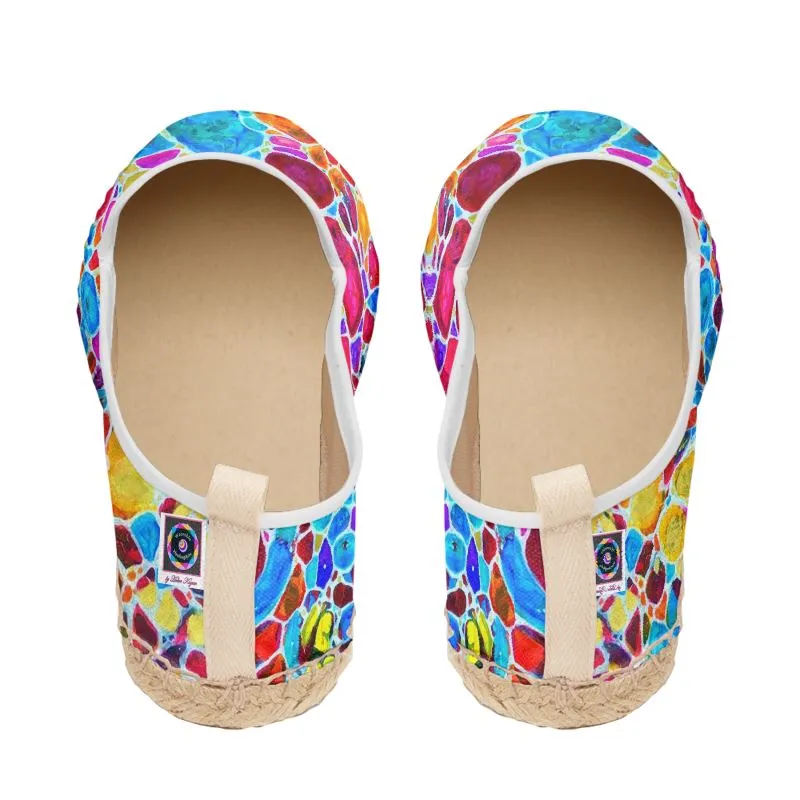 Loafer Espadrilles. "Fractals Of Happy". Series "5D"