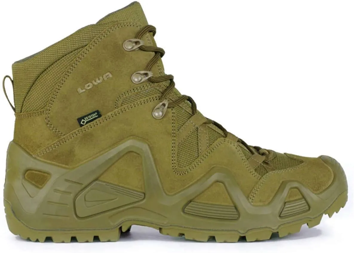 Lowa Mens Zephyr GTX Mid TF Suede Textile Coyote OP Boots 8.5 US