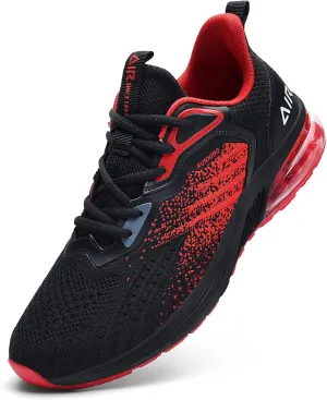 Mens Air Running Shoes Comfortable Walking Tennis Sneakers Lighweight Athletic Shoes for Sport Gym Jogging US 7-12