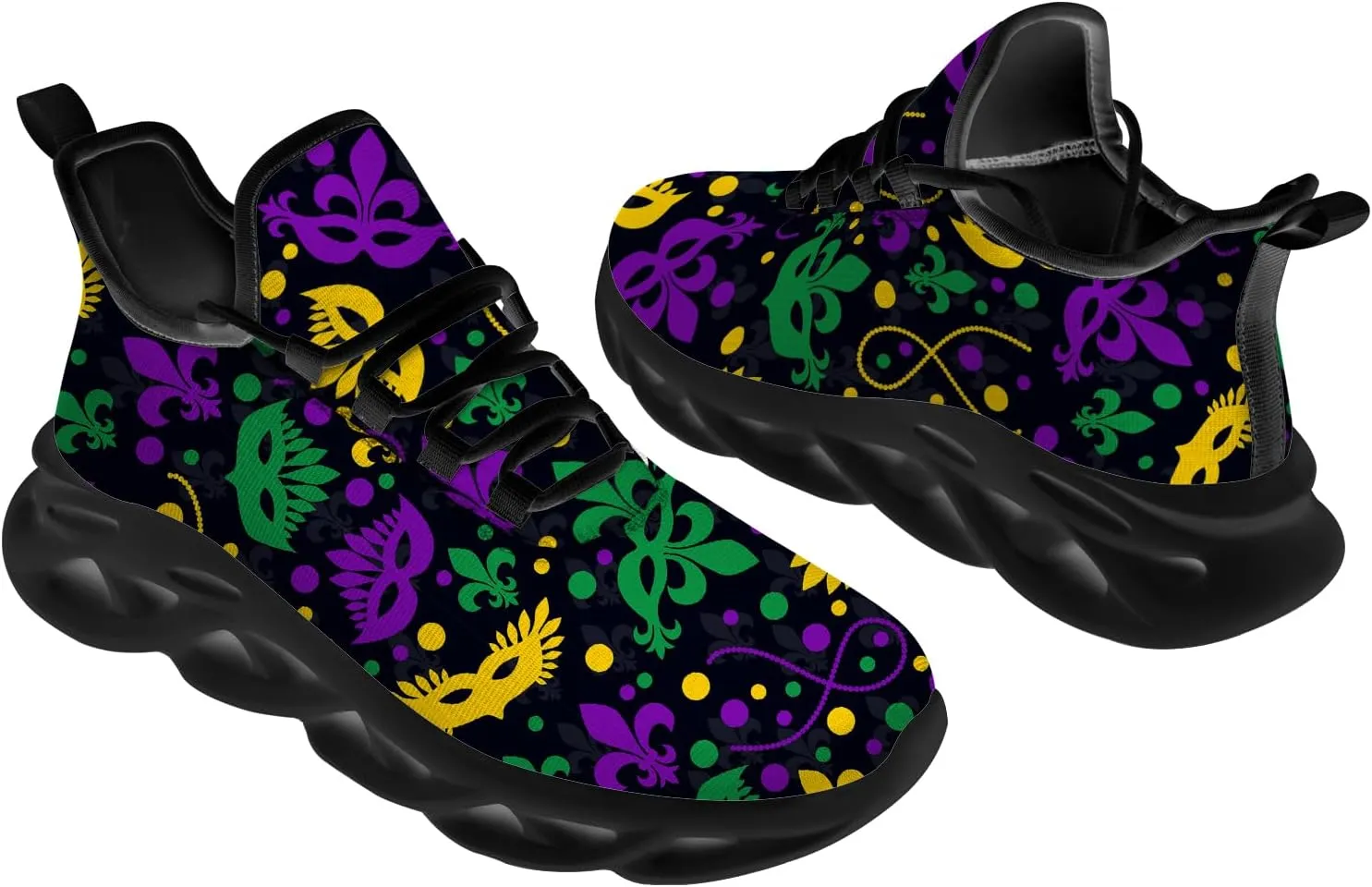 Men's Carnival Sneakers Custom Shoes Add Name Running Shoes Lightweight Walking Tennis Shoes Gifts for Men Women