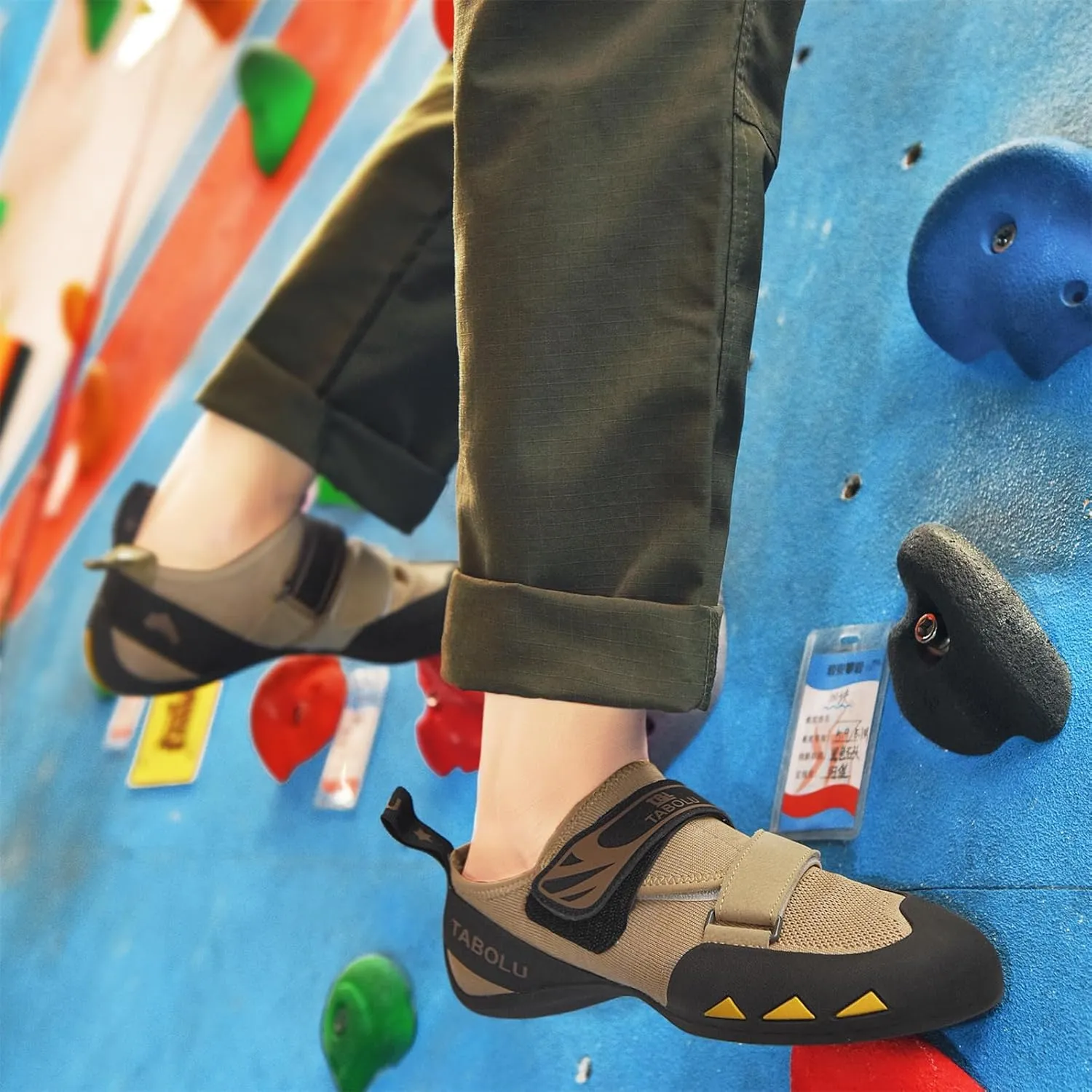 Men's Rock Climbing Shoes Low Top Bouldering Sneakers for Sport Fitness Fashion Comfortable Speed Climbing Training Shoes