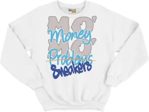 MO Money MO Sneakers Unisex Unisex Crew Neck Sweatshirt Match 1s High OG Prototype White Large