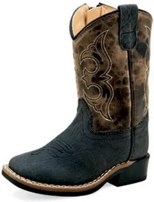 Old West Boots Baby Boy's Smoke (Toddler)