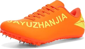 ONAIC Mens Track and Field Shoes Boys Girls Teenagers 8 Spikes Sneakers Race Jumping Running Training Shoes Professional Sprint Sport Shoes