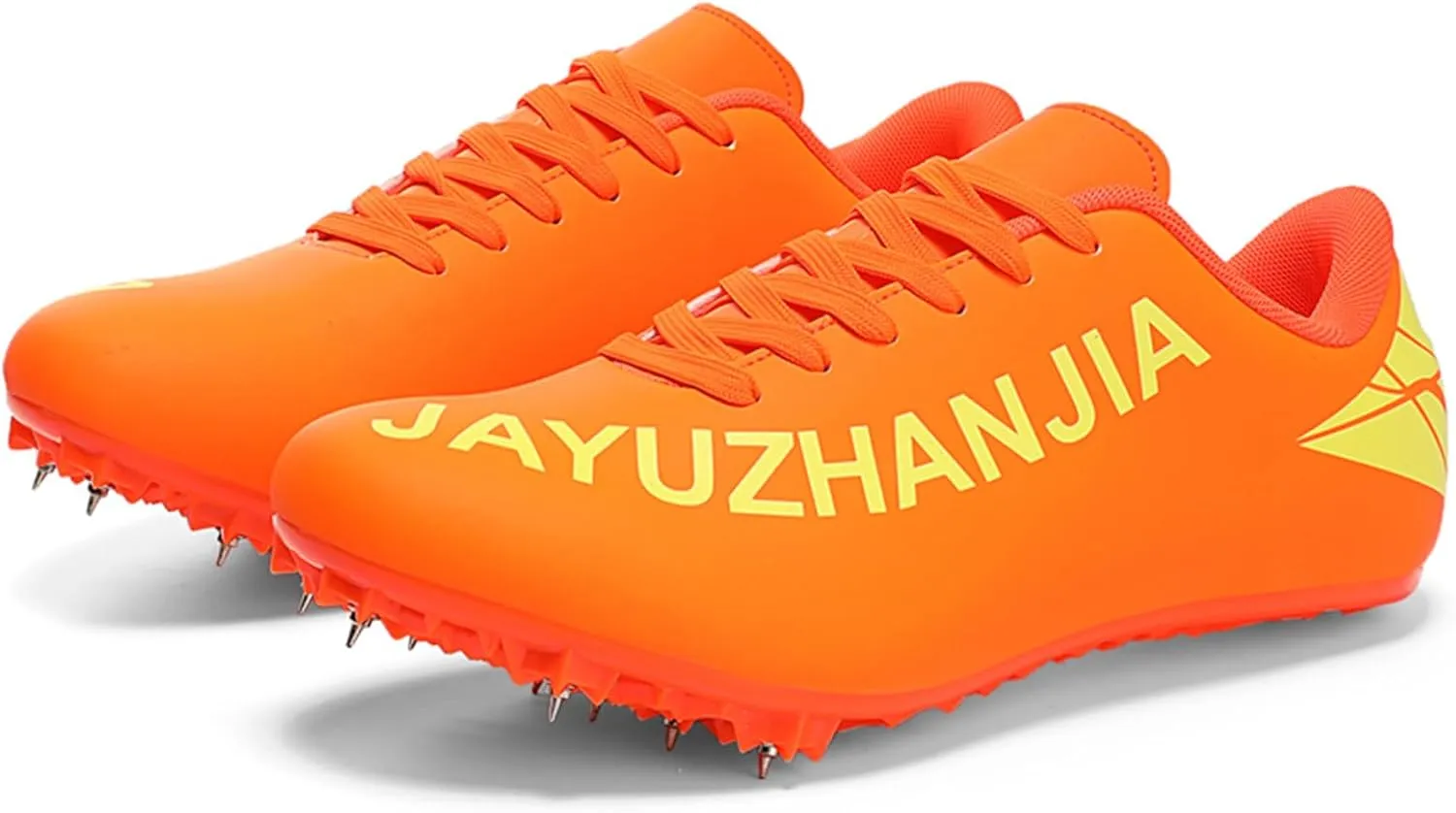 ONAIC Mens Track and Field Shoes Boys Girls Teenagers 8 Spikes Sneakers Race Jumping Running Training Shoes Professional Sprint Sport Shoes