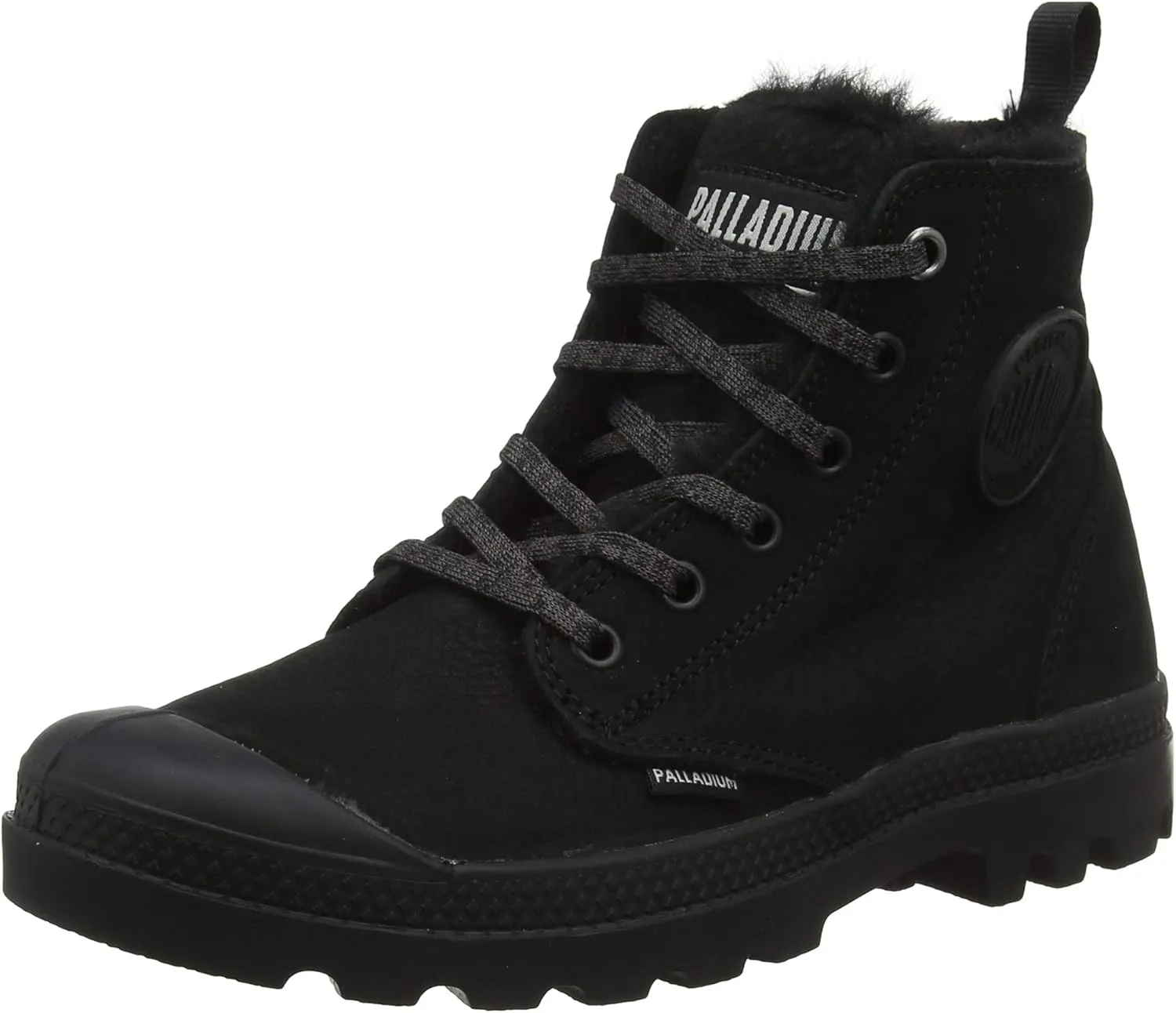 Palladium Women's Slouch Boots, Black Black Black 466, 8.5 us