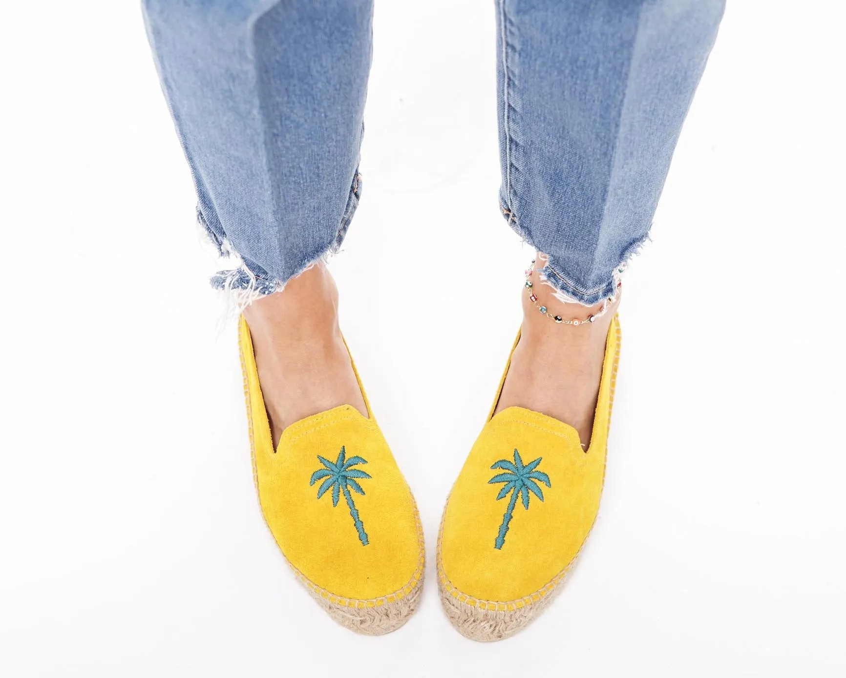 Palm - Springs - Yellow Espadrilles Helpful customer care Detailed Palm