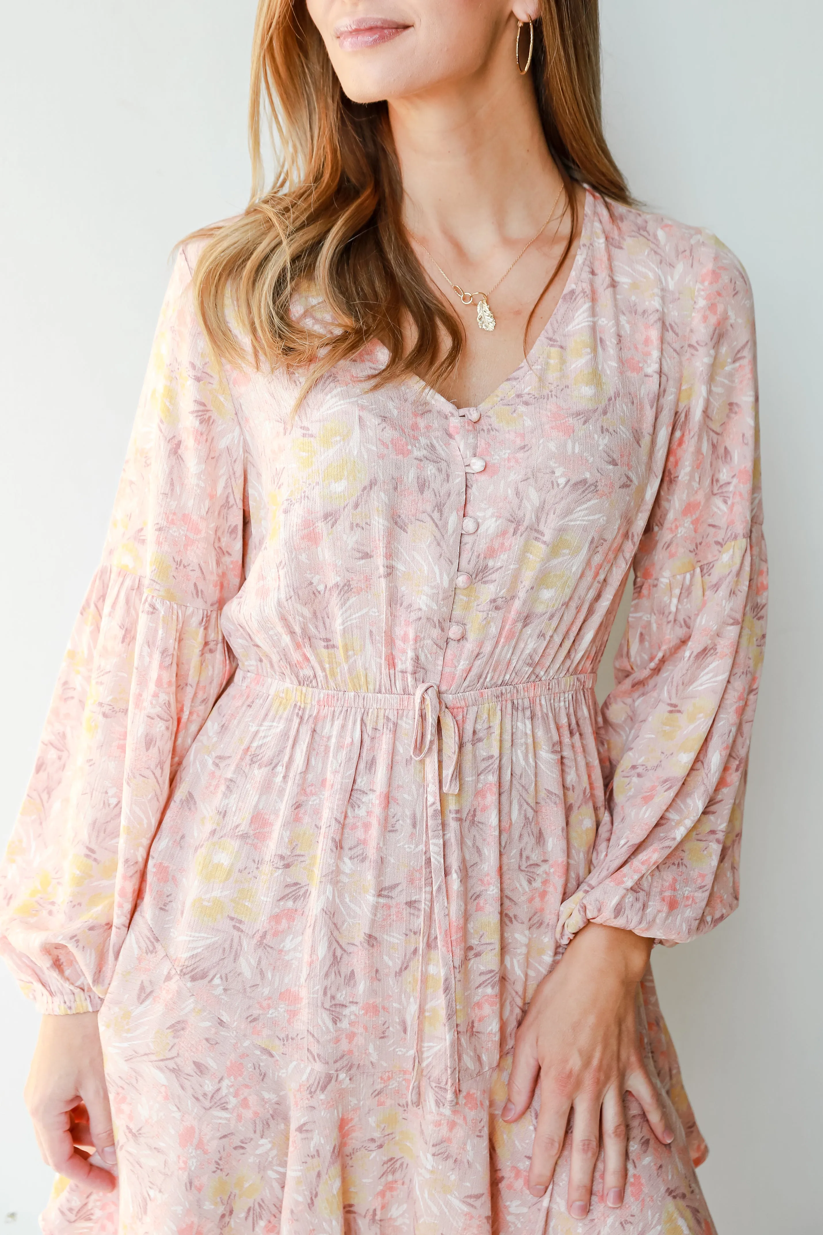 Precious Petals Floral Mini Dress
