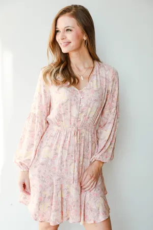 Precious Petals Floral Mini Dress