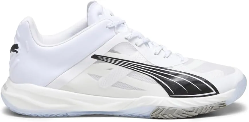 Puma Mens Accelerate Nitro Sqd Racquet Sports Sneakers Shoes - White