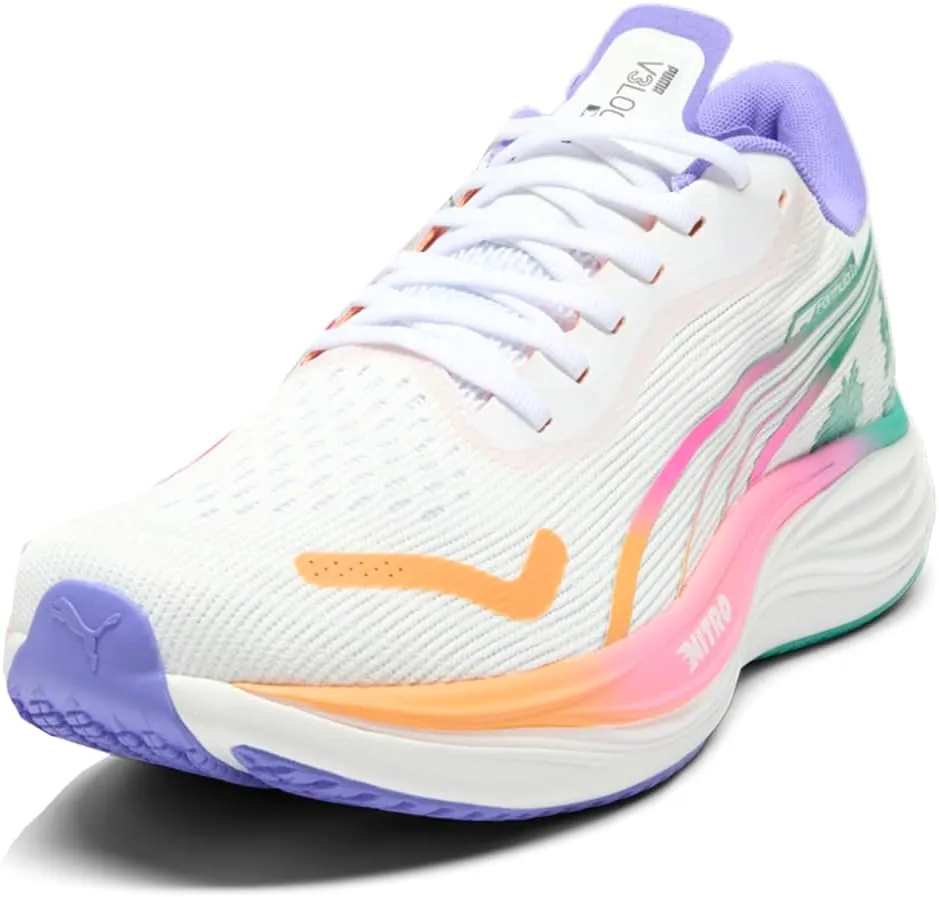 Puma Velocity Nitro 3 Miami - Men's (White/Purple/Red)