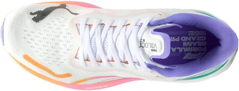 Puma Velocity Nitro 3 Miami - Men's (White/Purple/Red)