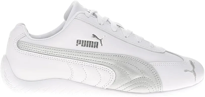 Puma Womens Speedcat Leather Lace Up Sneakers Shoes Casual - White - Size 9.5 M