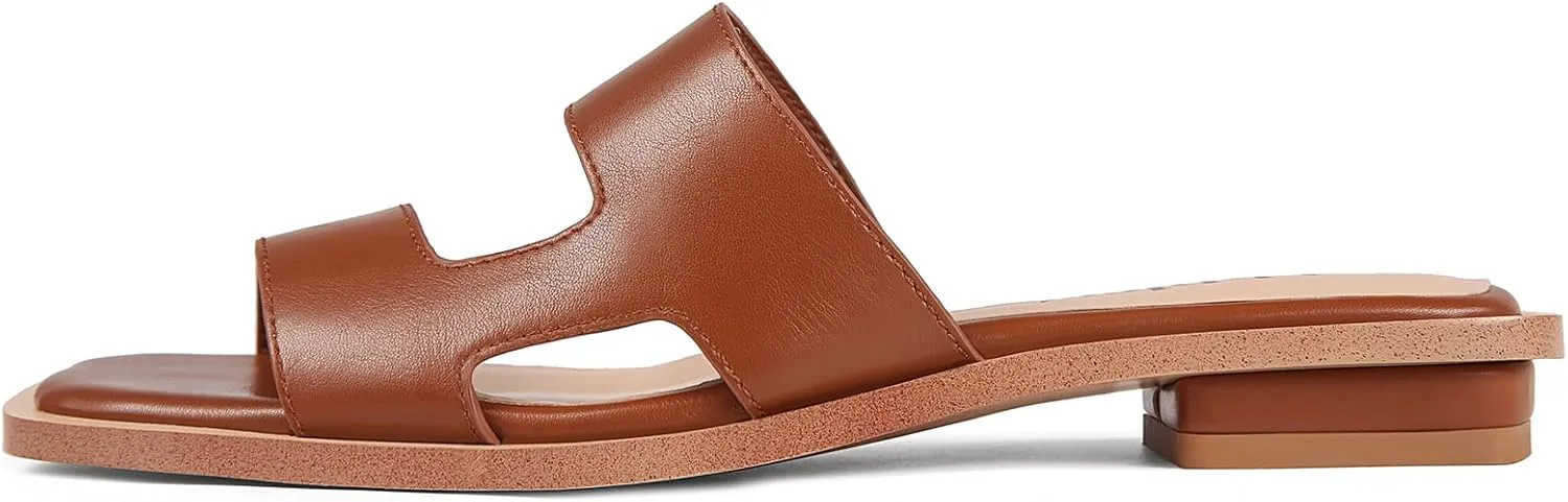 Slide Sandal Sandals for Women 2025 with Memory Foam Slippers for Women Wide Widths Available