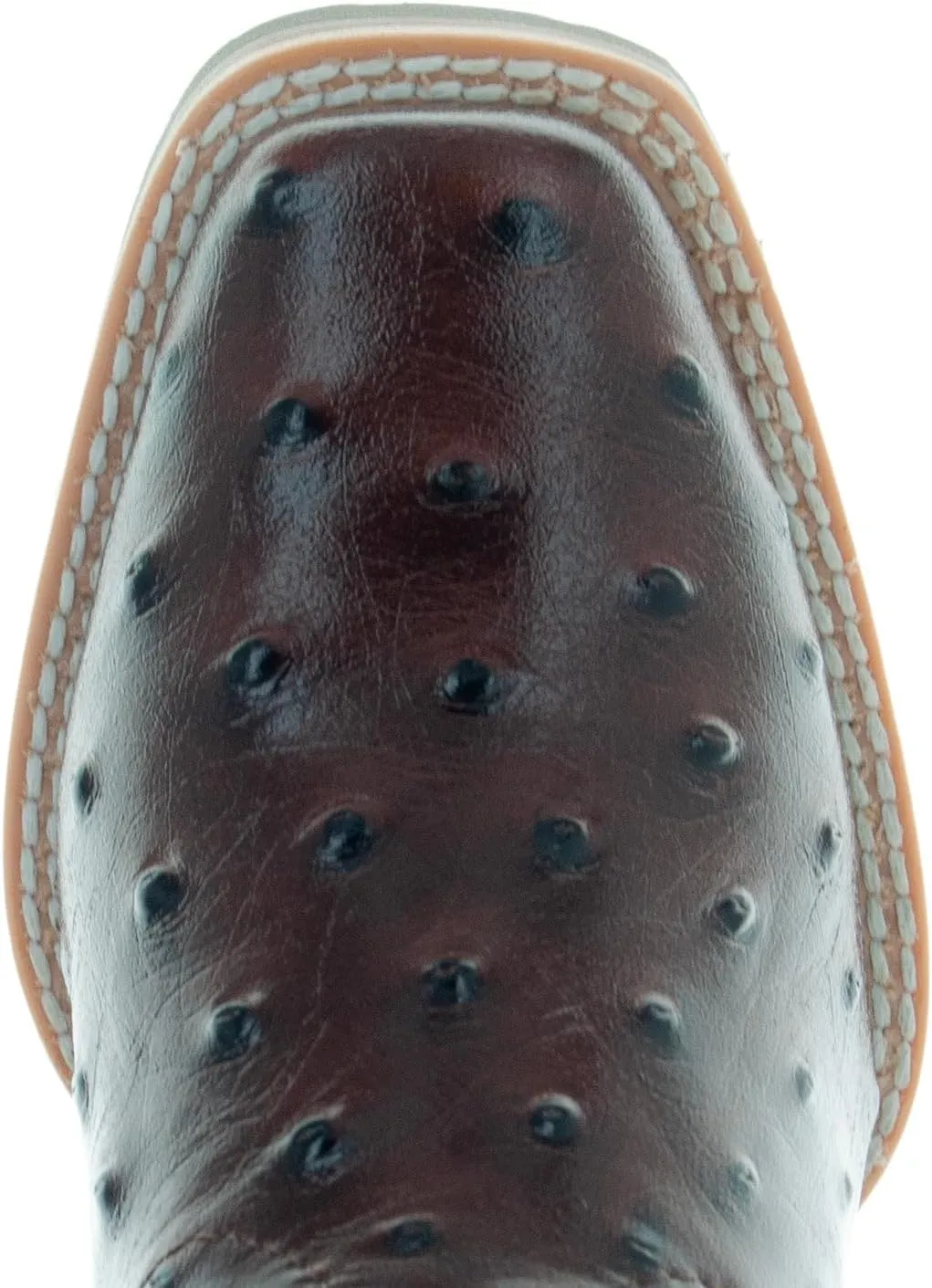Soto Boots Kids Ostrich Print Cwoboy Boots K4006